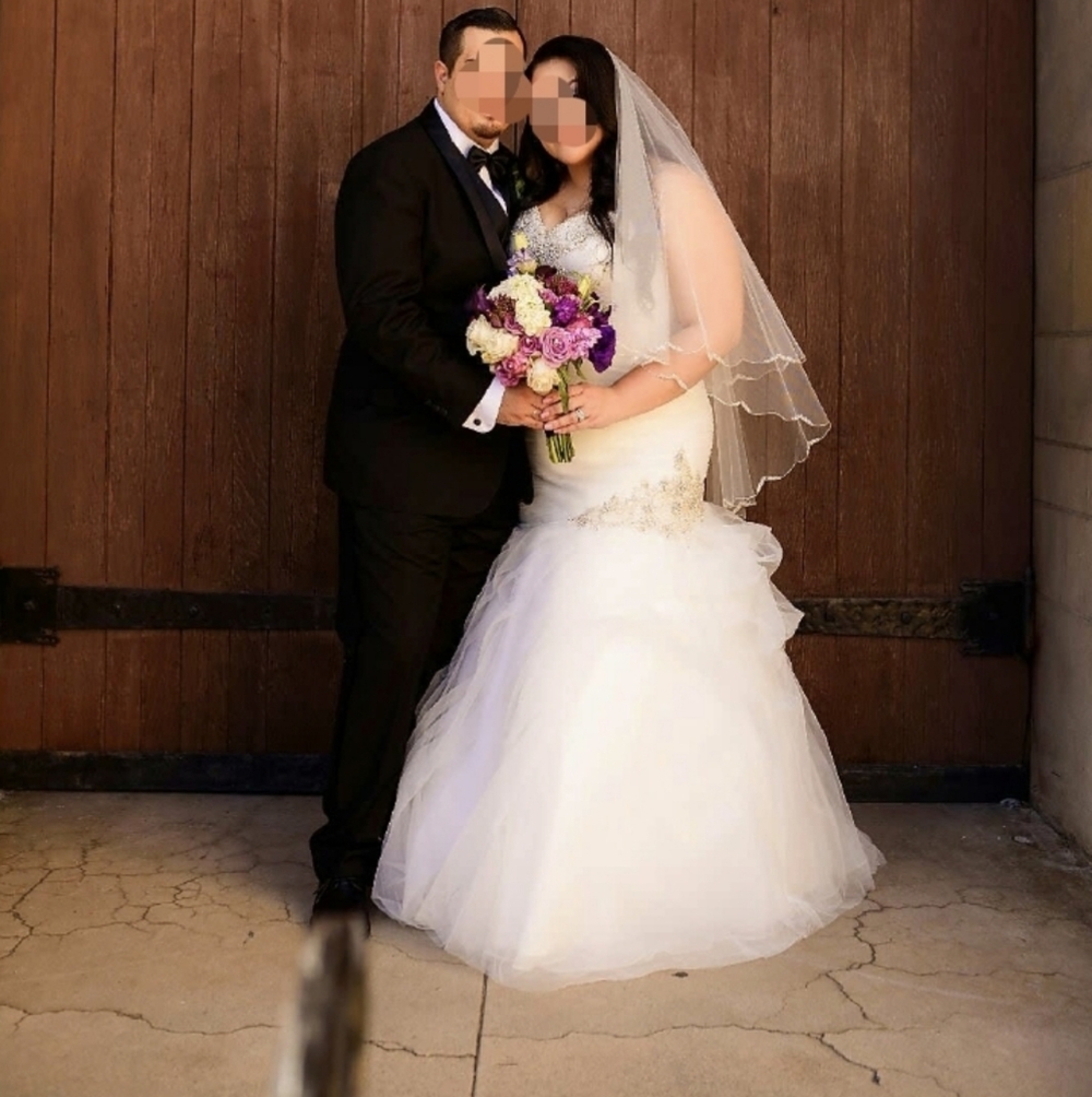 Allure Bridal Wedding Dress Size 18 - Picture 2 of 8